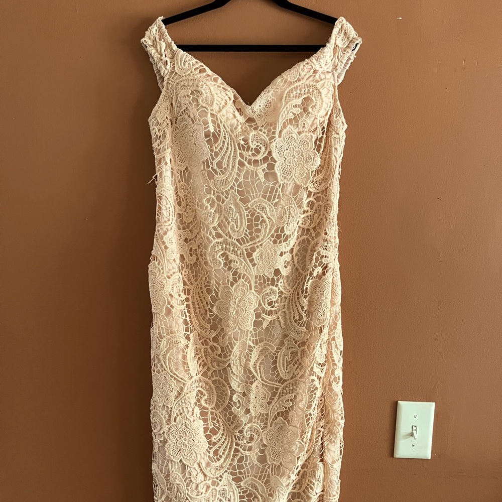 Light Pink Lace Dress